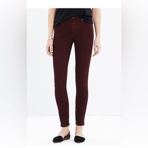 MADEWELL 9” High Rise Sateen Jeans Size 28